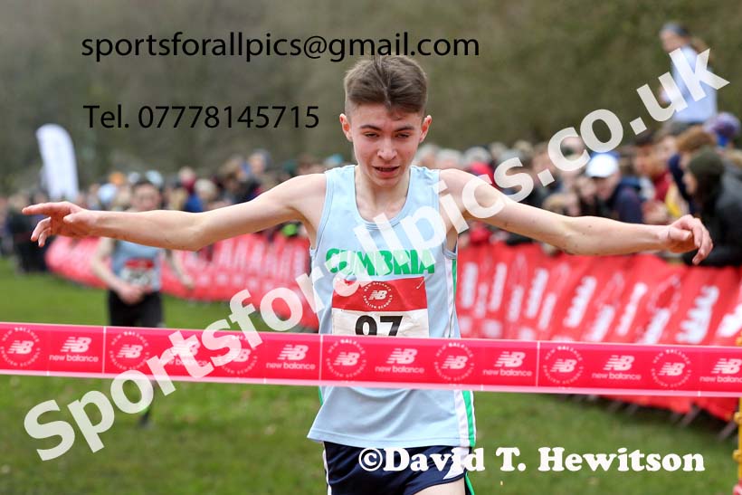 Intermediate boys, 2020 New Balance English Schools Champs., Sefton Park, Liverpool. Photo: David T. Hewitson/Sports for All Pics